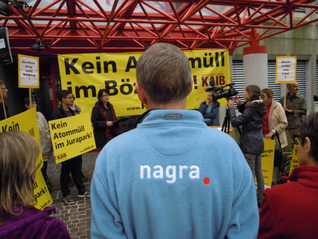 Protestaktion Nagra