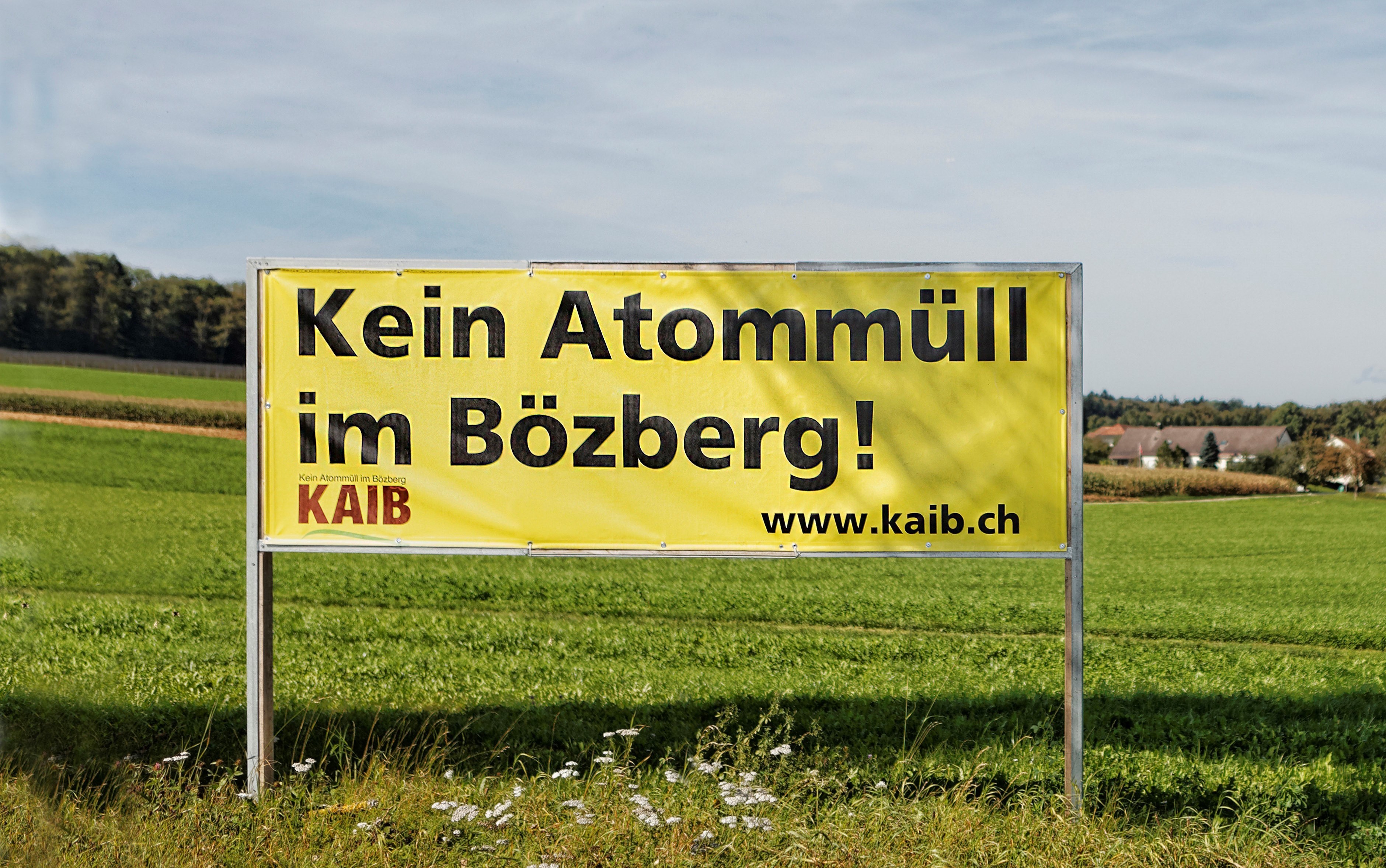 KAIB Banner auf dem Boezberg